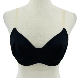 Lascana Underwire Unlined Women Black T Shirt Bra 34B